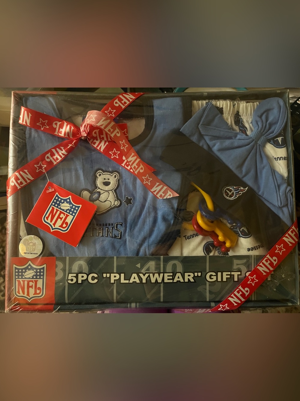 Vintage NFL Tennessee Titans Light Blue Gift Set